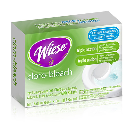 Pastilla de cloro Wiese 12 pzas c/35 gr..