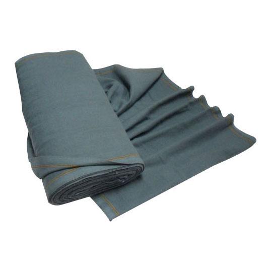 Rollo de franela carpe color gris.
