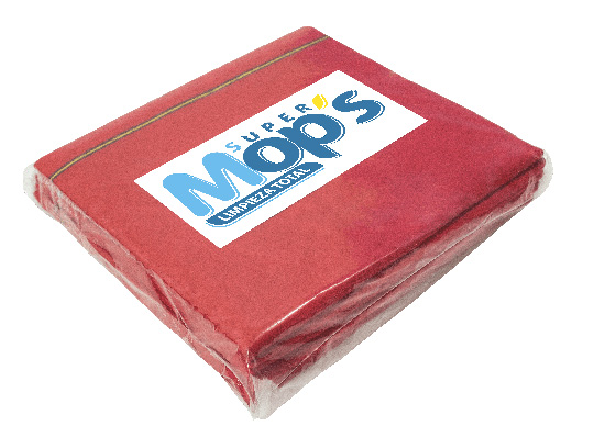 Franela Super mops color rojo.