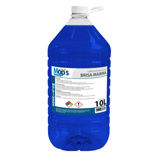 Limpiador multiusos Super mops aroma brisa marina 10 Lt.