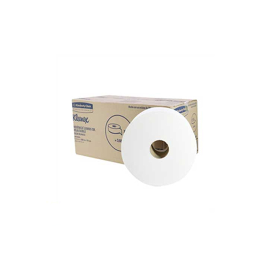 Papel Higiénico blanco Kleenex, caja c/ 6 bobinas 600m jumbo mod 90607