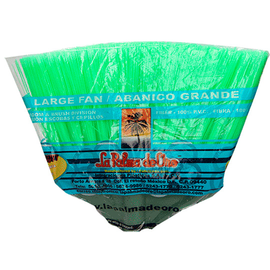 Escoba tipo abanico Palma de oro tamaño grande