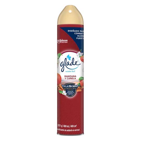 Glade Aerosol Ambiente 400 ml Manzana y Canela