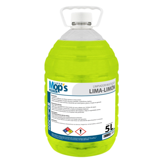 Limpiador multiusos Super mops aroma lima limon 5 Lt.