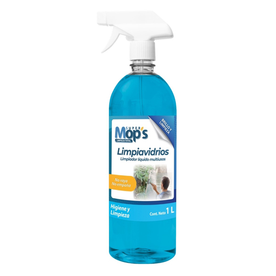 Limpiador de vidrios Super mops 1 Lt..