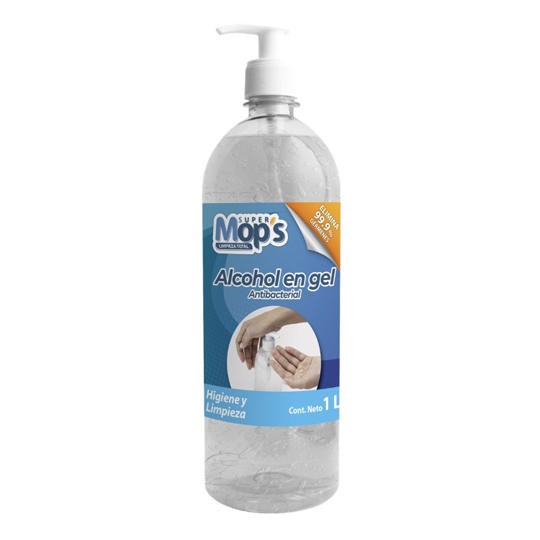 Gel antibacterial Super mops de 1 Lt..