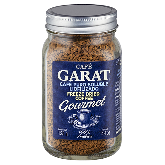 Café soluble Garat liofilizado de 125 gr