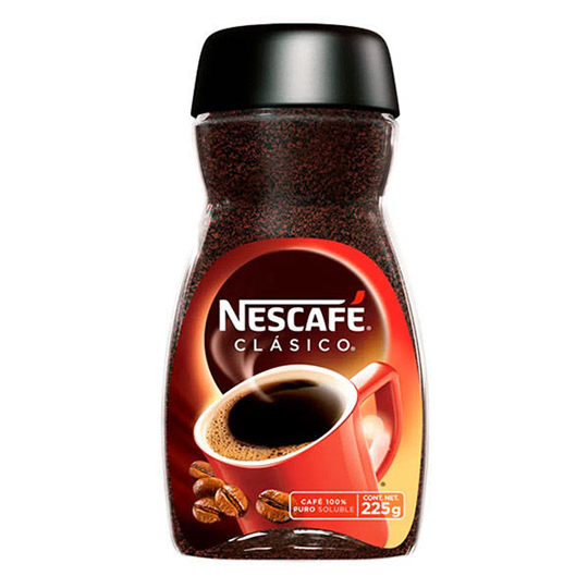 Café soluble nescafe clásica 200 gramos.