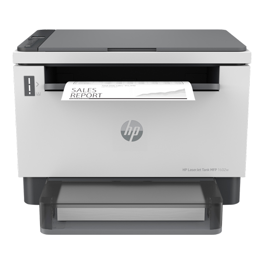 Multifuncional HP de tóner continuo monocromático, LaserJet Tank 1602w