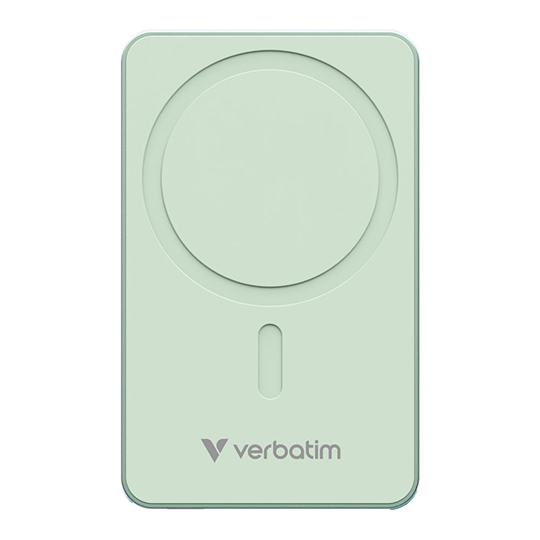 Power Bank Verbatim 5000 mAh negro con carga inalámbrica magnética y USB-C PD