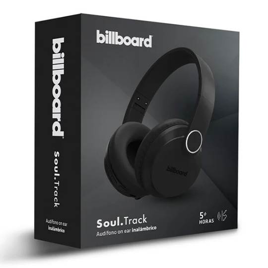 Audífonos inalámbricos BILLBOARD on ear dual color negro