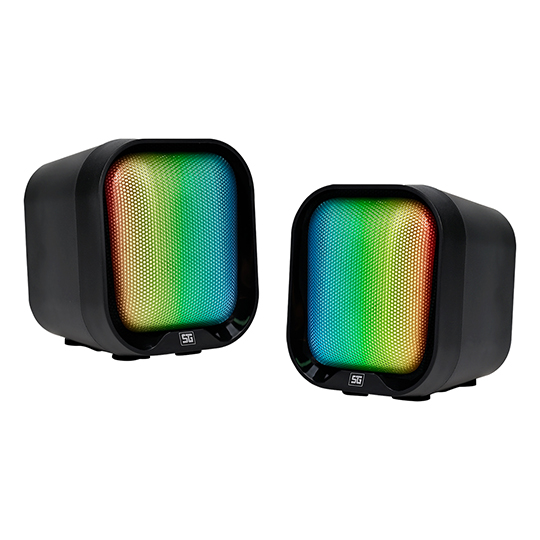 Bocinas Vorago start the game spk-109 RGB / USB para computadora / 2*2watts