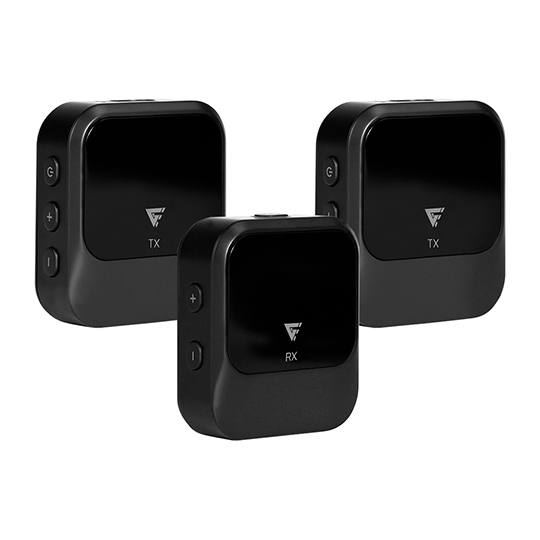Kit 2 Micrófonos Vorago Lavalier Game Factor MCL650 USB