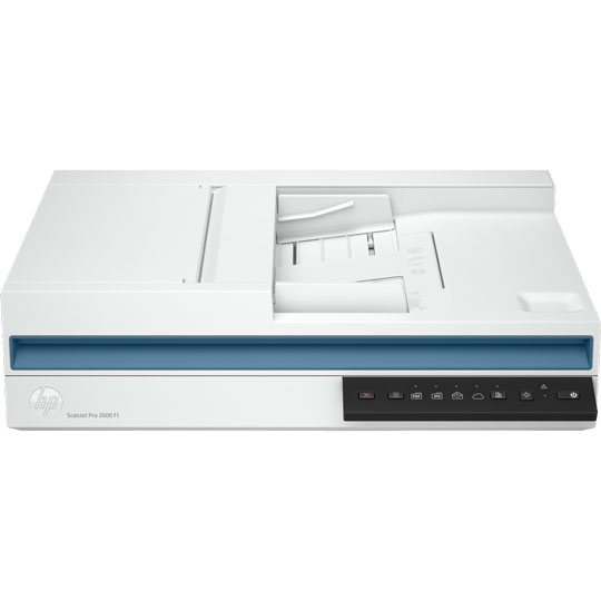 Escáner HP de cama plana y ADF, ScanJet Pro 2600 f1