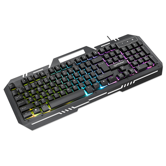 Teclado Gaming Manhattan LED c/pánel metálico para celular