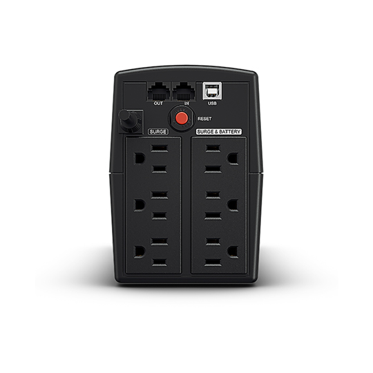 REGULACION AUTOMATICA DEL VOLTAJE, PROTECCION DE PICOS PARA TELEFONO Y RED, 6 T