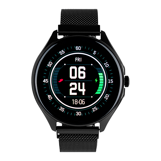 Smartwatch Vorago SW-505 redondo ip67 bt 5.3 aMOled 1.43" llamadas 3 extensibles