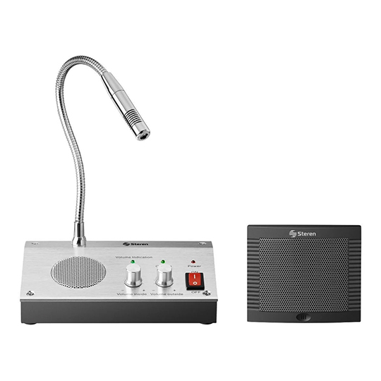 Sistema intercomunicador altavoz microfono STEREN 1 pza
