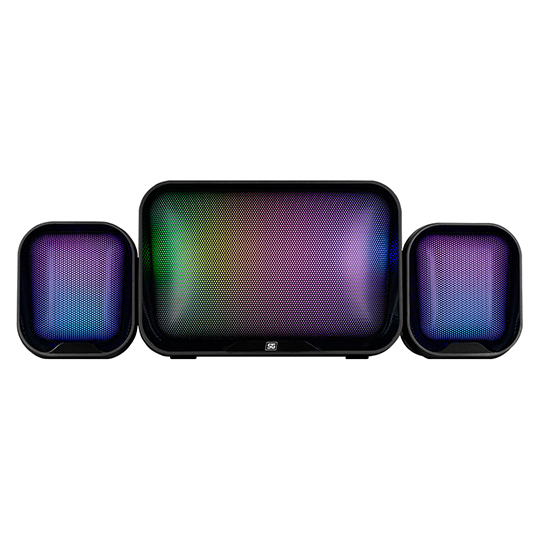 Bocinas start the game spk-255 2.1 USB/3.5mm 3w*2 + 10w subwoofer RGB
