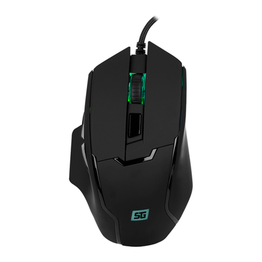 Mouse Vorago start the game MO-504 RGB config software 6,400 DPI's USB negro