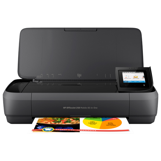Impresora multifuncional portátil HP OfficeJet 250