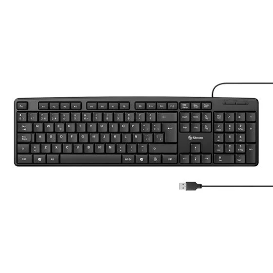 Teclado USB STEREN 1pieza