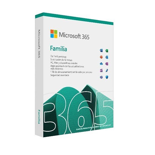 Licencia Física Microsoft 365 Family.
