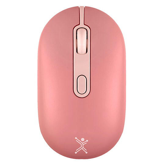 Ratón Recargable Perfect Choice 2.4ghz+Bt Clic Silencioso Colori - Rosa