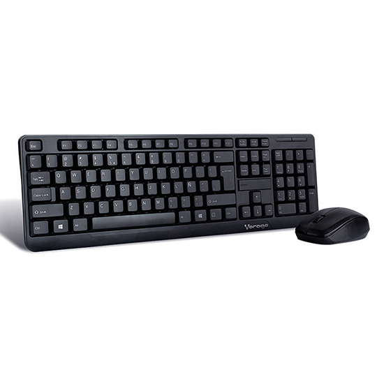 Kit teclado y Mouse Vorago KM-302 inalambrico negro