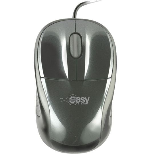 Mouse Perfect Choice óptico alámbrico negro