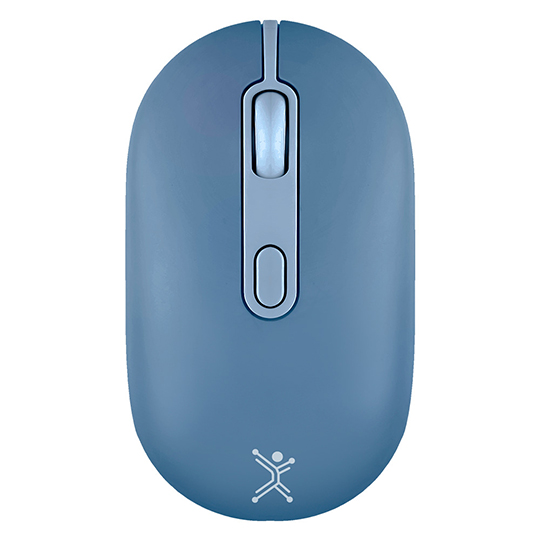 Ratón Recargable Perfect Choice 2.4ghz+Bt Clic Silencioso Colori - Azul