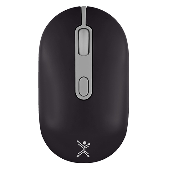 Ratón Recargable Perfect Choice 2.4ghz+Bt Clic Silencioso Colori - Negro