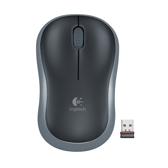 Mouse Logitech M185 Inalámbrico Negro.