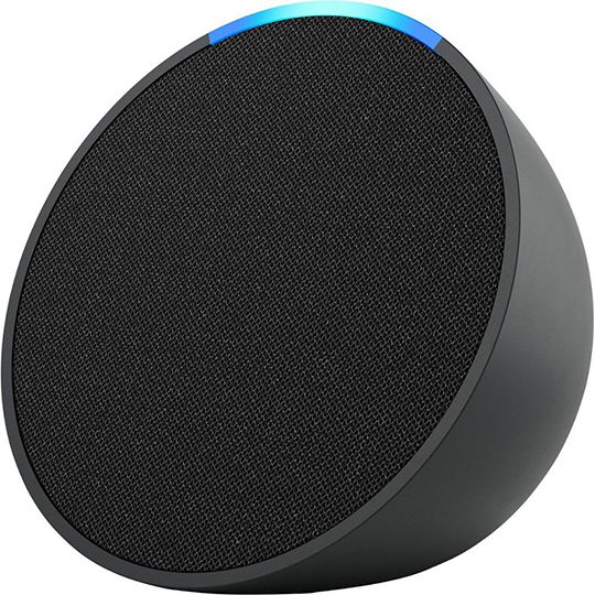 Amazon echo pop smart speaker with alexacharcoal 840269907235