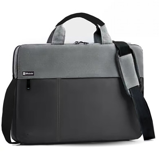 Maletín BRobotix 6006757 portafolio Oslo gris de 15.6 pulgadas