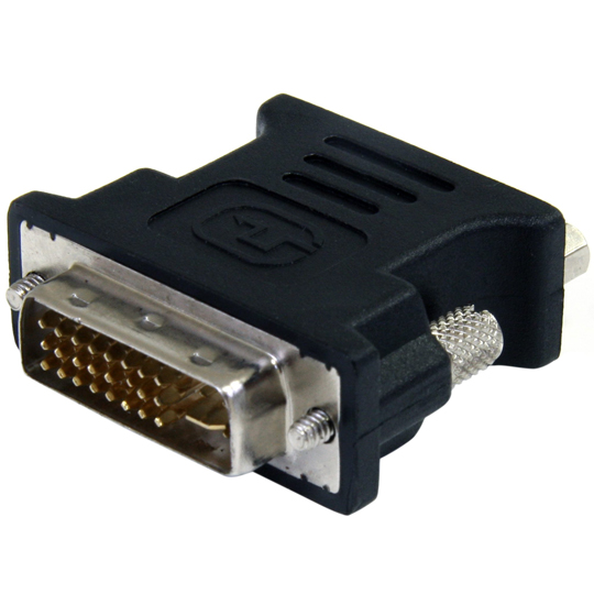 Adaptador Startech convertidor dvi-i a VGA negro