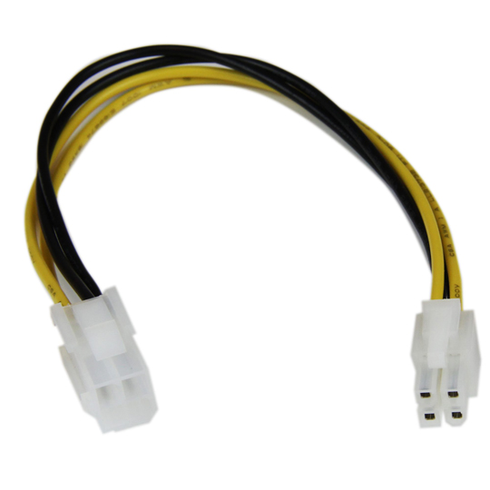 Cable Startech atx m-h 20cm 4 pines.