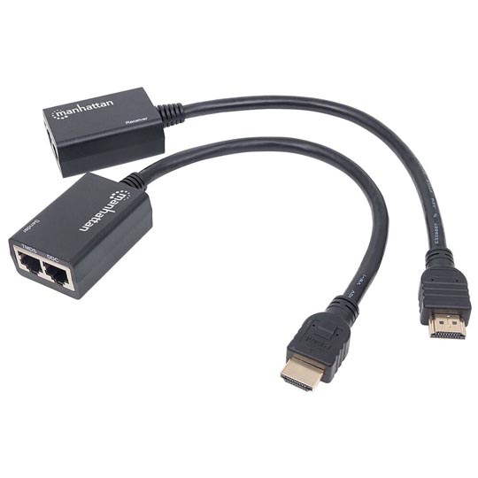 Extensor de video Manhattan HDMI por red30m
