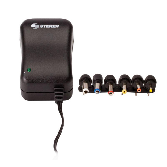 Eliminador de 3 a 12 vcc STEREN 1 pza.