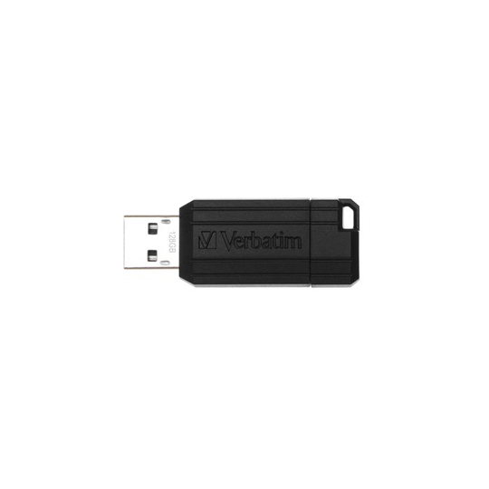 MEMORIA FLASH USB PINSTRIPE DE 128 GB NEGRO