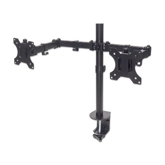 Soporte Manhattan p/2 monitor 13 a 32".