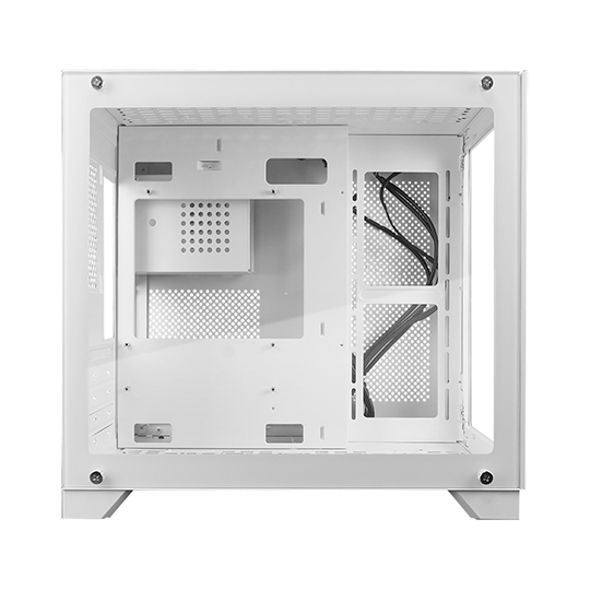 Gabinete Game Factor csg570 microatx fishtank,doble cristal,USB3.0, s/fte,blanco