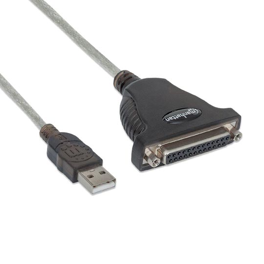 Convertidor Manhattan USB a db25 m-h.