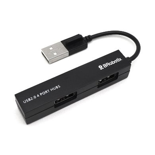 Hub Brobotix USB v2.0 4 puertos small negro
