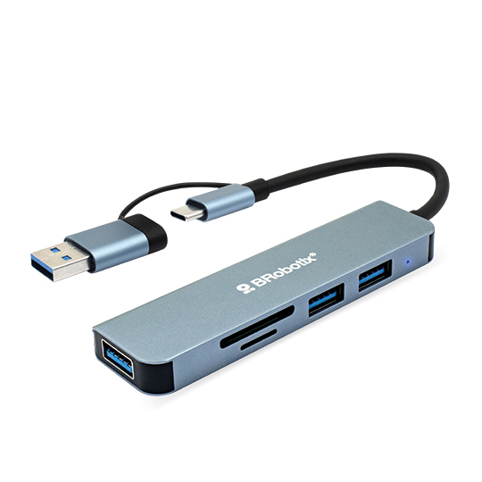 Docking hub Brobotix 5 en 1 Brobotix USB dual c y a