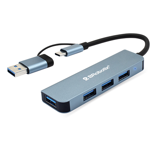 Docking hub USB 4 en 1 Brobotix contector dual c y a