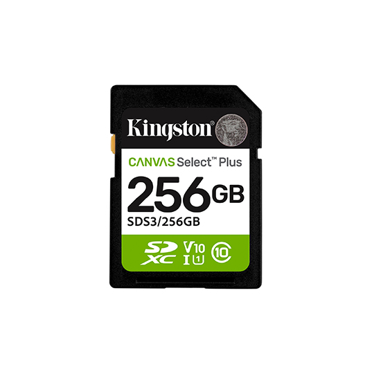 256GB sdxc canvas select plus GEN3  150MB/s C10 uhs-i U1 V10