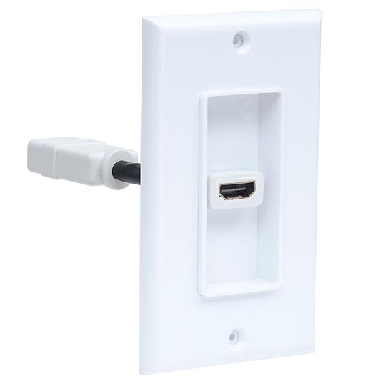 Placa de pared Manhattan para HDMI 1 puerto h-h