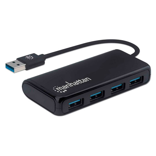 Hub Manhattan USB 3.2 gen 1 de 4 puertosUSB-a