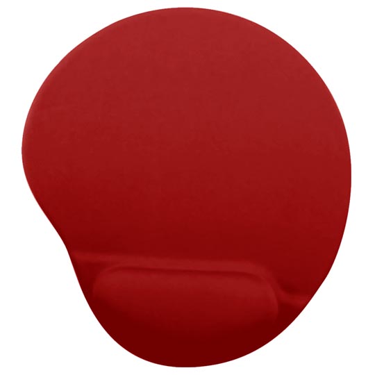 Mousepad Brobotix gel color rojo.